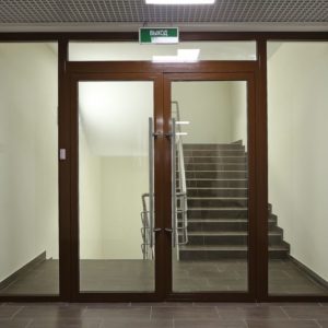 Противопожарная дверь с фрамугой / серия FRM7339