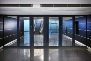 Противопожарный витраж для торговых центров / серия FRM7349